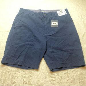 Joseph Abboud New With Tags Flat Front Blue/Black Shorts Size 36